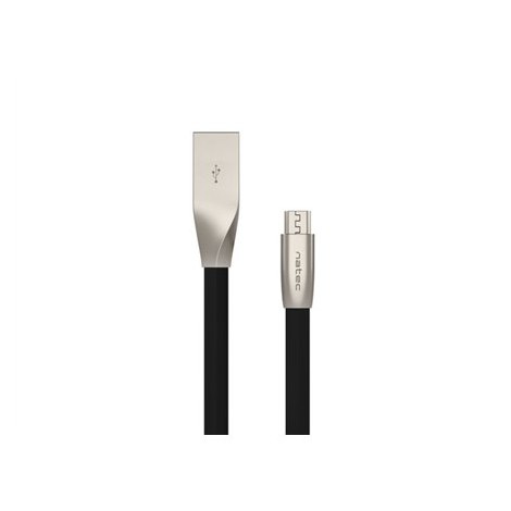 Natec | USB cable | Male | 4 pin USB Type A | Male | Black | 5 pin Micro-USB Type B | 1 m
